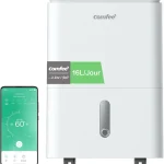COMFEE' Déshumidificateur 2-EN-1,Elimine l'humidité jusqu'à 16L/Jour